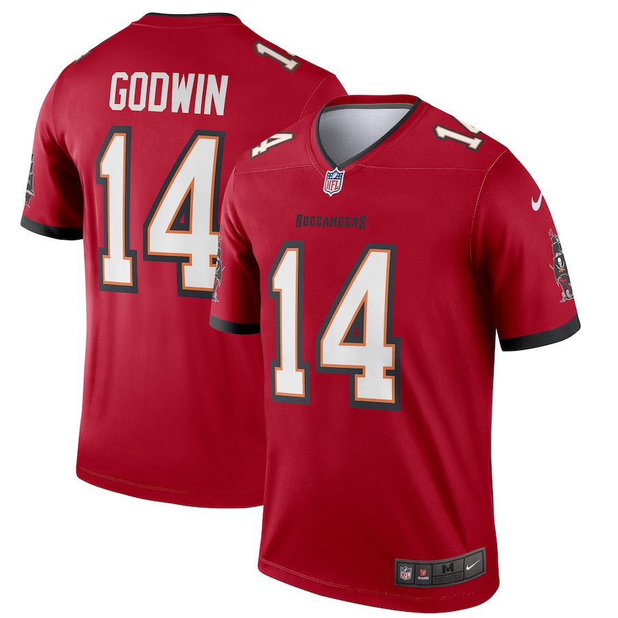 Men Tampa Bay Buccaneers #14 Chris Godwin Nike Red Legend NFL Jersey->tampa bay buccaneers->NFL Jersey